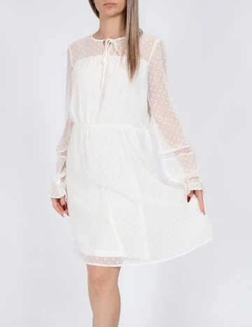Rochie scurta Vero Moda, alb