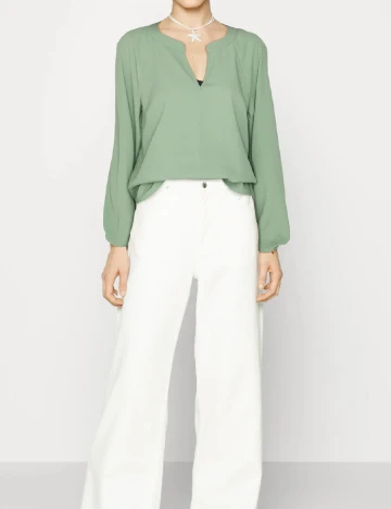 Bluza Pieces, verde