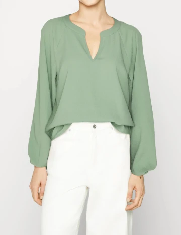 Bluza Pieces, verde