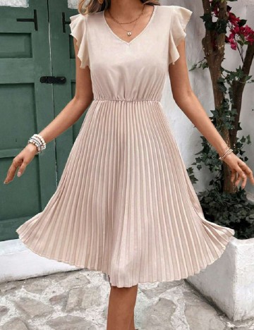 Rochie medie SHEIN, crem