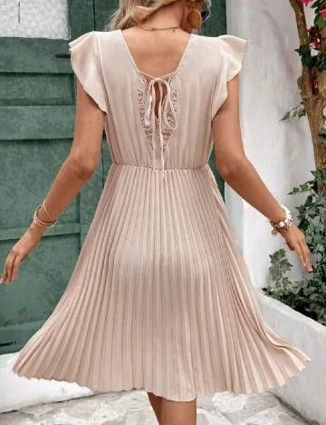 Rochie medie SHEIN, crem