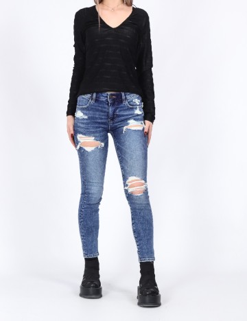 
						Blugi American Eagle, albastru