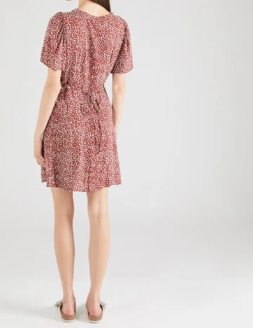 Rochie scurta Vero Moda, maro