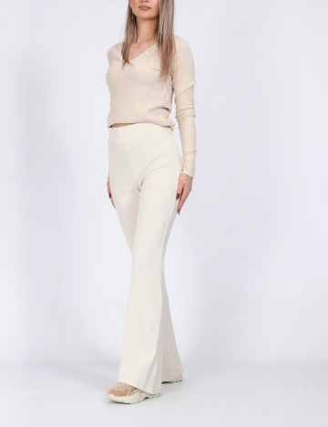 Pantaloni Aerie, ecru