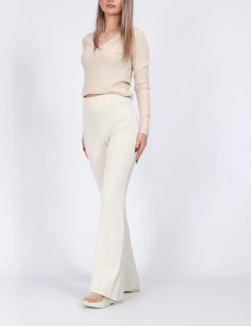 Pantaloni Aerie, ecru