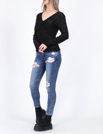 Bluza Pieces, negru
