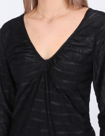 Bluza Pieces, negru