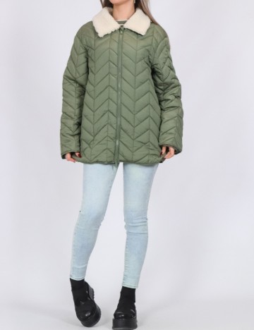 
						Geaca Pieces, verde