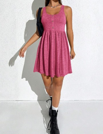 Rochie scurta SHEIN, roz