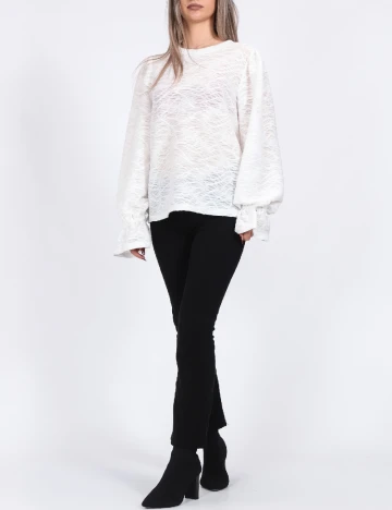 Bluza Pieces, alb