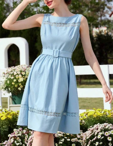 Rochie scurta SHEIN, albastru