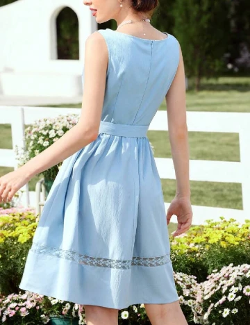 Rochie scurta SHEIN, albastru