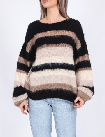 
						Pulover Pieces, mix culori