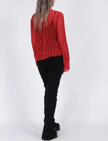 Bluza Pieces, rosu