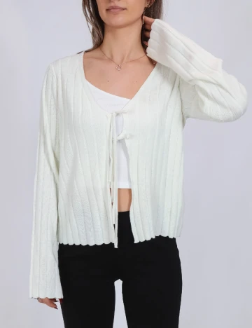 Bluza Pieces, alb Alb