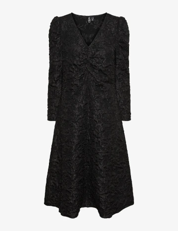 Rochie medie Pieces, negru