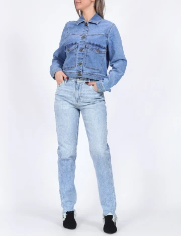 Blugi American Eagle, bleu Albastru
