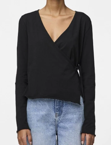 Bluza Pieces, negru