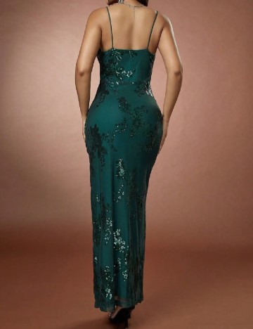 Rochie lunga D&M, verde