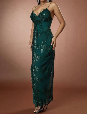 Rochie lunga D&M, verde Verde
