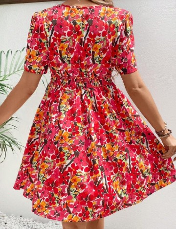 Rochie scurta SHEIN Maternity, floral print