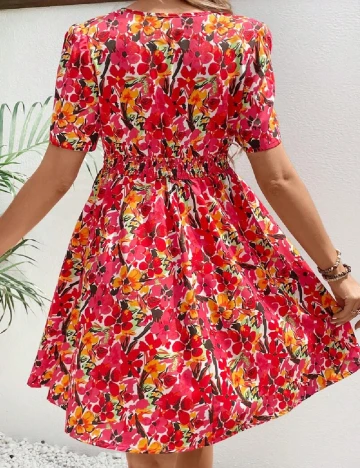 Rochie scurta SHEIN Maternity, floral print