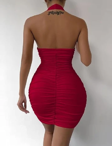 Rochie scurta SHEIN, rosu