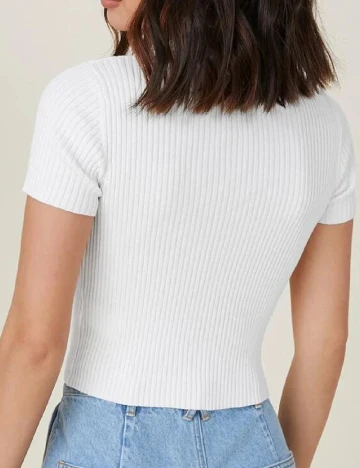 Top SHEIN, alb