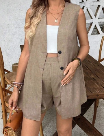 Compleu SHEIN Maternity, maro