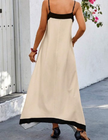 Rochie lunga SHEIN, crem