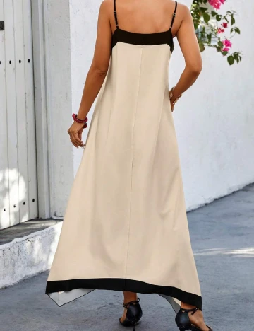 Rochie lunga SHEIN, crem Crem