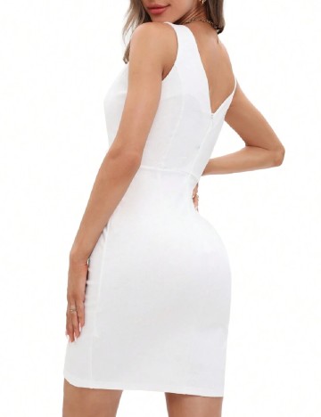 Rochie scurta SHEIN, alb
