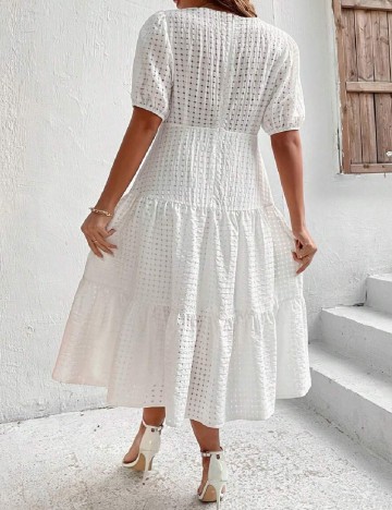 Rochie medie SHEIN, alb