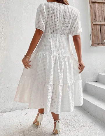 Rochie medie SHEIN, alb