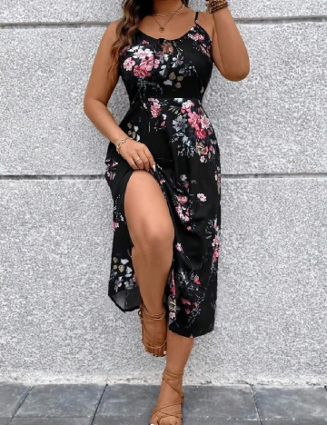 Rochie medie SHEIN CURVE, negru