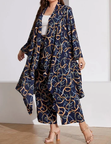 Compleu SHEIN CURVE, albastru