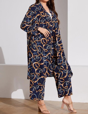 Compleu SHEIN CURVE, albastru