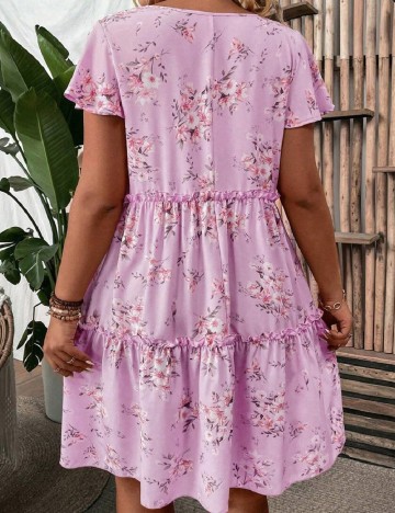 Rochie scurta SHEIN CURVE, mov