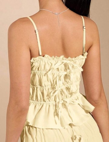 Top SHEIN, galben