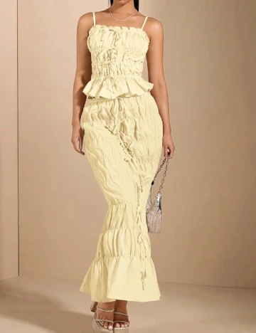 Top SHEIN, galben
