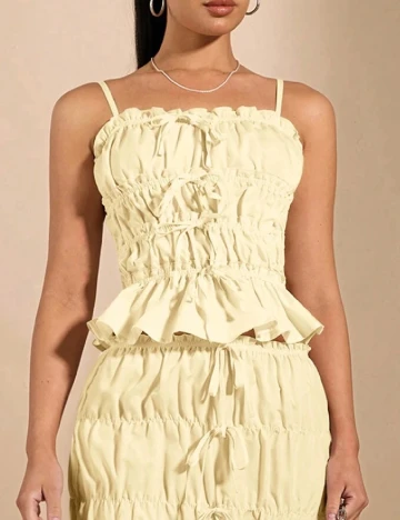 Top SHEIN, galben