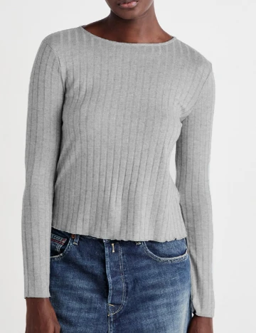 Bluza Pieces, gri