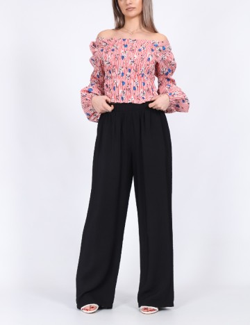 
						Pantaloni Pieces, negru