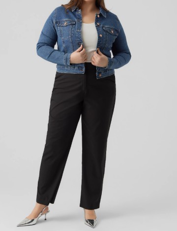 Jacheta Vero Moda Curve, albastru