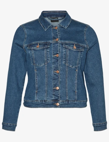 Jacheta Vero Moda Curve, albastru
