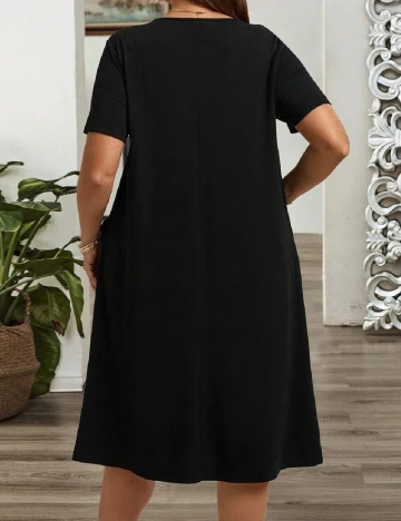 Rochie medie SHEIN CURVE, negru