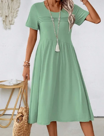 Rochie medie SHEIN, verde
