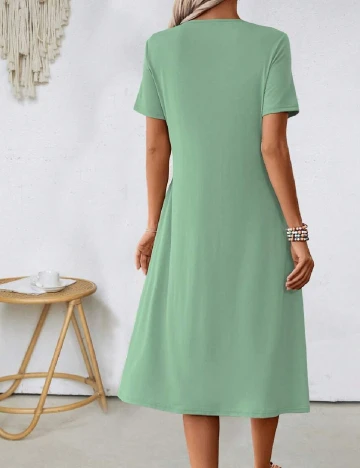 Rochie medie SHEIN, verde
