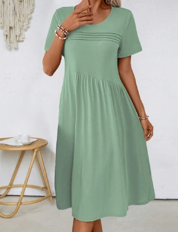 Rochie medie SHEIN, verde
