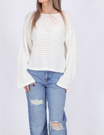 
						Bluza Pieces, alb
